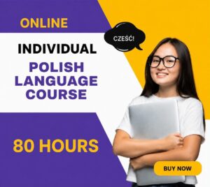 Individual online Polish language course - 80 hours