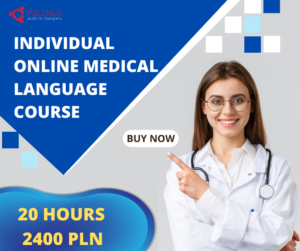 Indywidualny kurs języka medycznego online - pakiet 20h